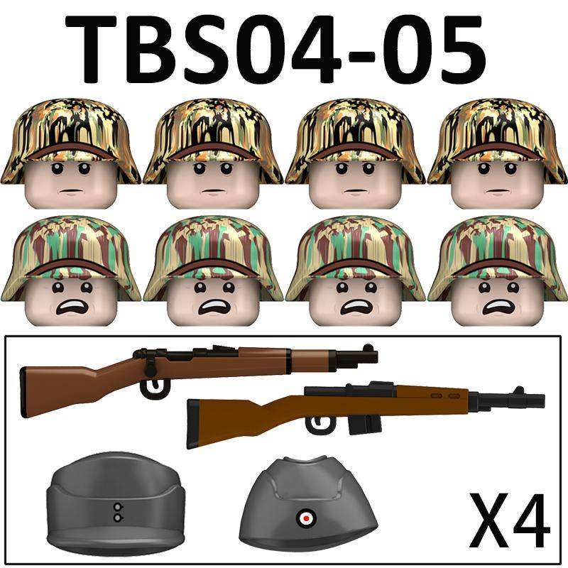Militär WW2 Deutsche Soldaten Figuren Bausteine Tarnung Armee Infanterie Offizier Hut Helm Waffen Steine Spielzeug für Kinder von Joom DACH