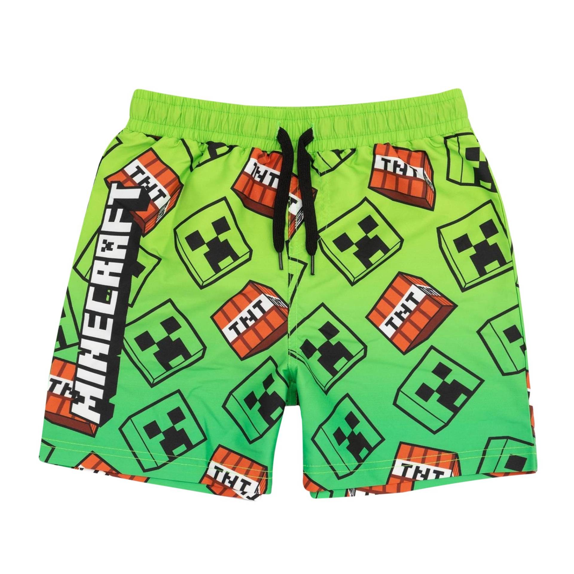 Minecraft Creeper Badeshorts für Jungen 7-8 Years grün/schwarz Minecraft Creeper Badeshorts für Jungen 7-8 Years grün/schwarz von Joom DACH