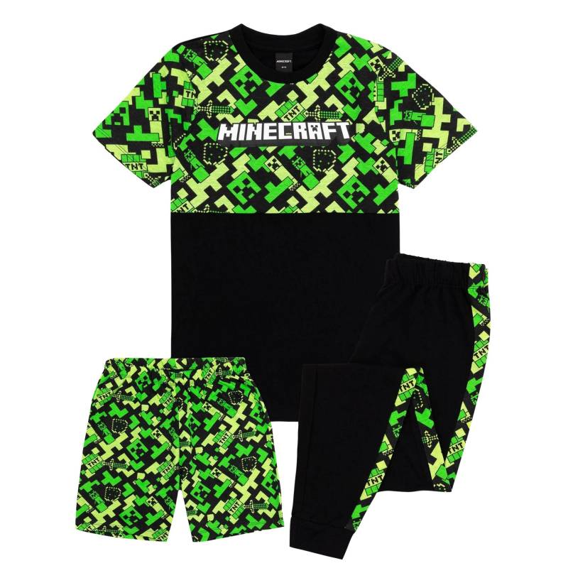 Minecraft Creeper Short Pyjama-Set für Kinder/Kinder 7-8 Years von Joom DACH