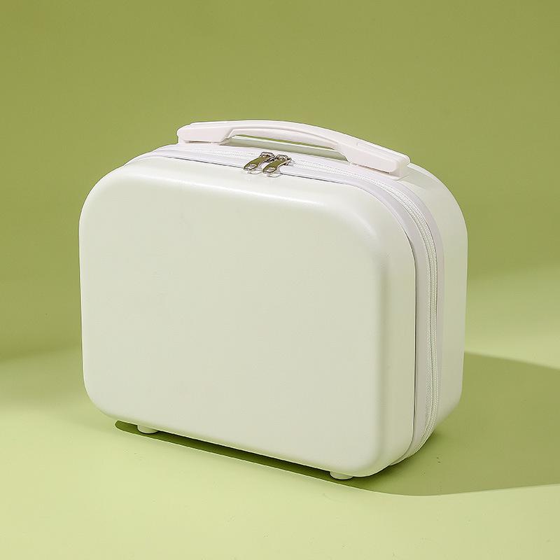 Mini Damen Handgepäck Koffer Kurztrip Reisegepäck Make-up Reisetaschen weiß von Joom DACH