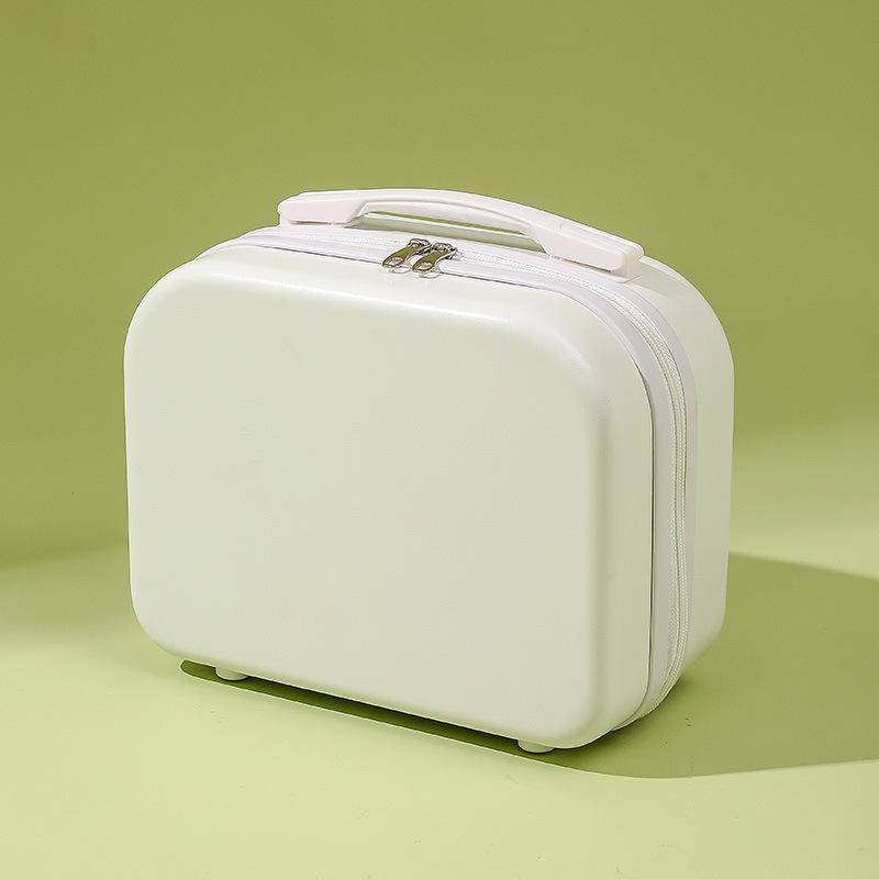 Mini Damen Handgepäck Koffer Kurztrip Reisegepäck Make-up Reisetaschen weiß von Joom DACH