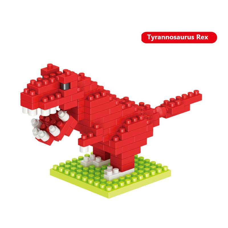 Mini Diamant-Bausteine Dinosaurier Tiermodell Tyrannosaurus Rex Triceratops Miniatur Zusammengebautes Spielzeug Kinder Lernspielzeug Geschenke von Joom DACH