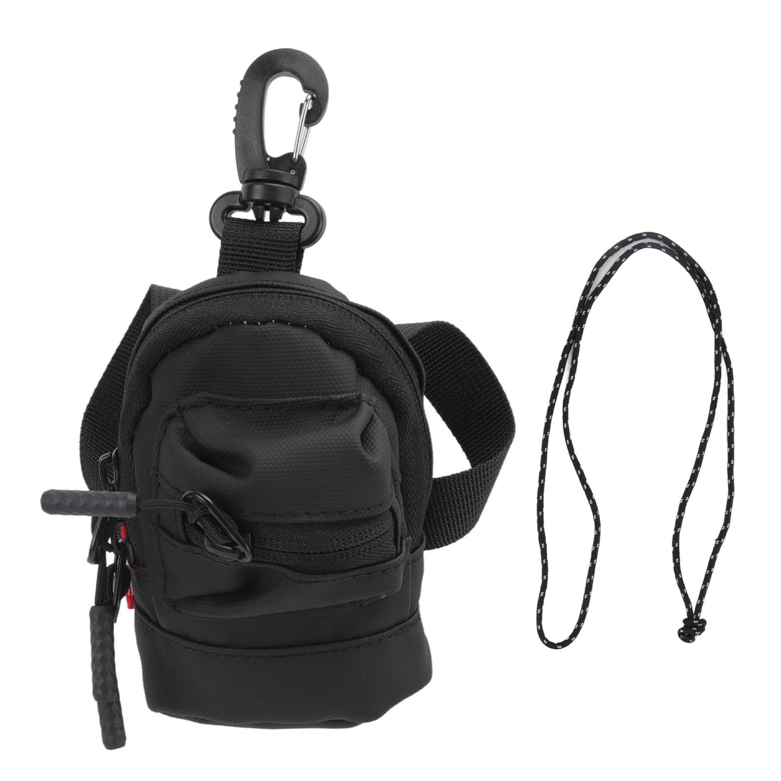 Mini Geldbörse Tragbare Bargeldtasche Brieftasche Schlüsselanhänger Datenkabel Zubehör Aufbewahrungstasche Schwarz schwarz von Joom DACH