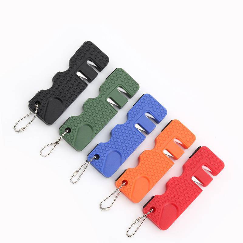 Mini Keramik Mehrzweck Schlüsselanhänger Schleifstein Hartmetall Messer Tasche Tragbare Messerschärfer Diamant Werkzeuge Schere Schärfen Fisch M schwarz von Joom DACH