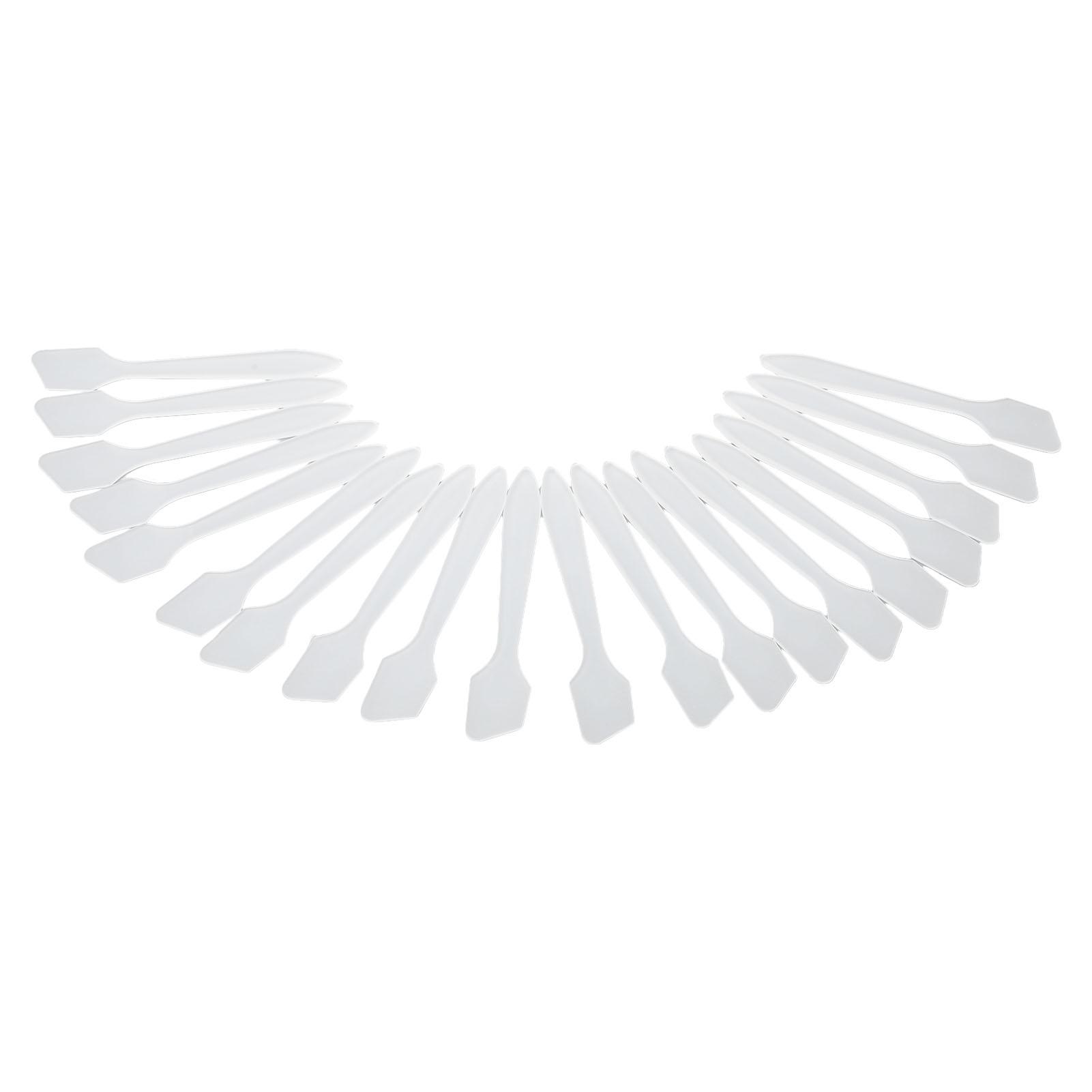 Mini-Kosmetikspatel, Mehrzweck-Löffel für Gesichtscreme, transparent, zum Auftragen von Gesichtscremes, 20 Stück von Joom DACH