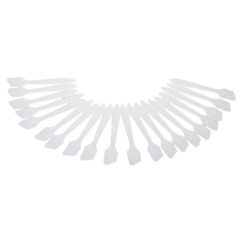 Mini-Kosmetikspatel, Mehrzweck-Löffel für Gesichtscreme, transparent, zum Auftragen von Gesichtscremes, 20 Stück von Joom DACH