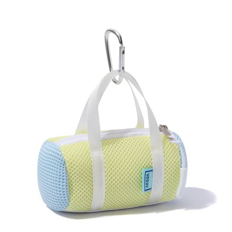 Mini Münzbörse Schlüsselanhänger Sporttaschen-Styling Damen Herren Geldbörsen Reißverschluss Tragbar Schlüsselanhänger Kartenhalter Junge Mädchen Party Kopfhörertasche gelb von Joom DACH