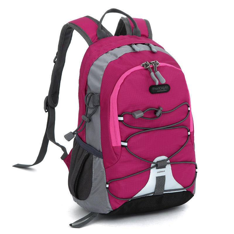 Mini Outdoor Rucksack Ultraleicht faltbar Kinder Mochila Schule Sport Tagesrucksack Camping Wandertasche rose rot von Joom DACH