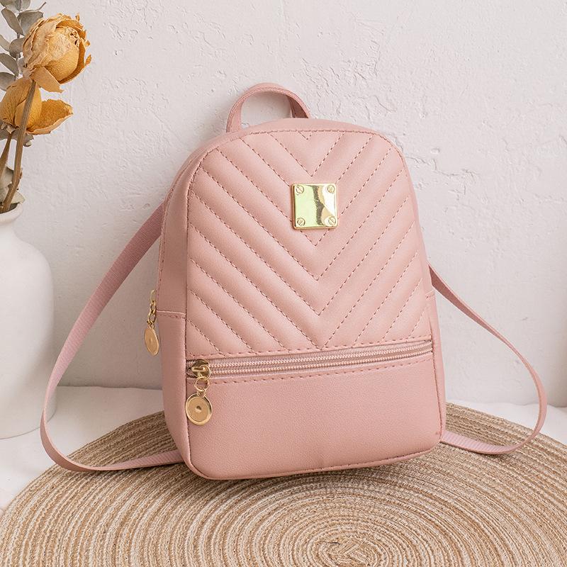 Mini-Rucksack, frischer und süßer kleiner Rucksack, süße kleine Schultasche für Damen rosa von Joom DACH