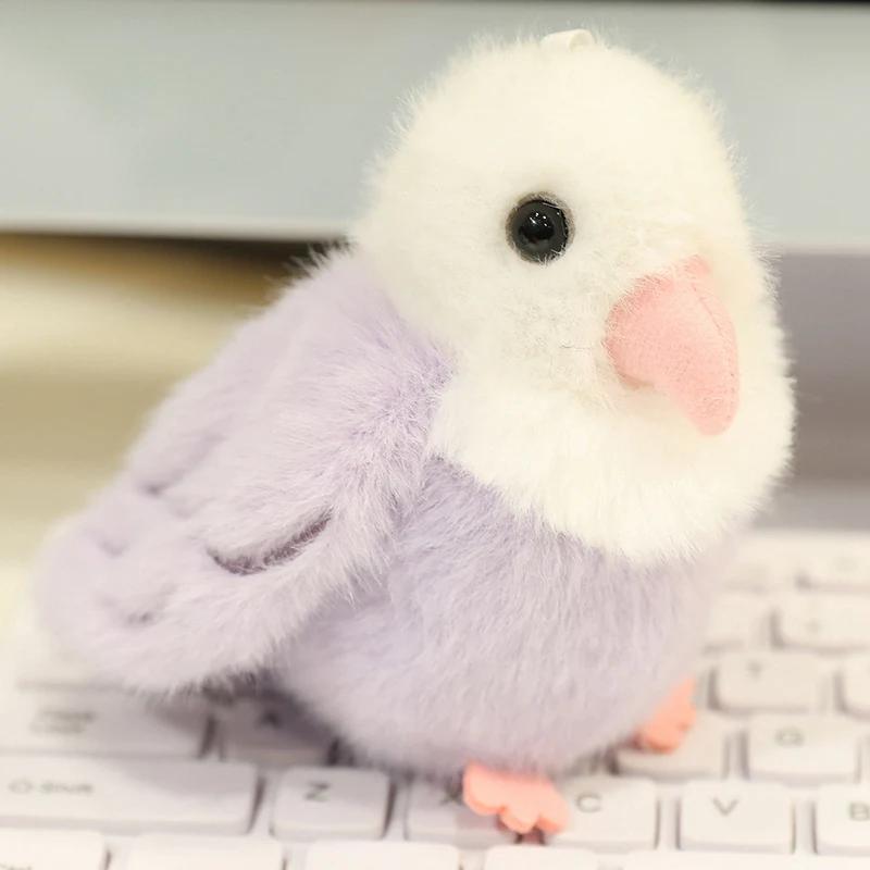 Mini Süßes Vogel Armband Plüsch Stofftier Puppe Kawaii Cartoon Schnapparmband Papagei Weich Plüsch Kinder Geburtstag Festival Geschenk 11cm von Joom DACH