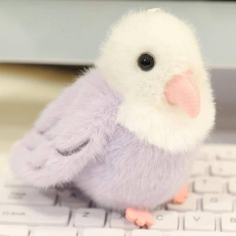 Mini Süßes Vogel Armband Plüsch Stofftier Puppe Kawaii Cartoon Schnapparmband Papagei Weich Plüsch Kinder Geburtstag Festival Geschenk 11cm von Joom DACH