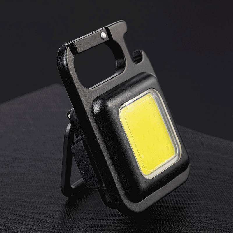 Mini Taschenlampe Wiederaufladbare Glare COB Schlüsselbund Licht USB Lade Notfall Lampen LED Arbeit Licht Tragbare Outdoor Camping Licht schwarz von Joom DACH