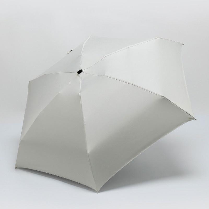 Mini-Taschenschirm, transparent, für Herren, winddicht, faltbar, für Damen, kompakter Regenschirm one pcs grau von Joom DACH