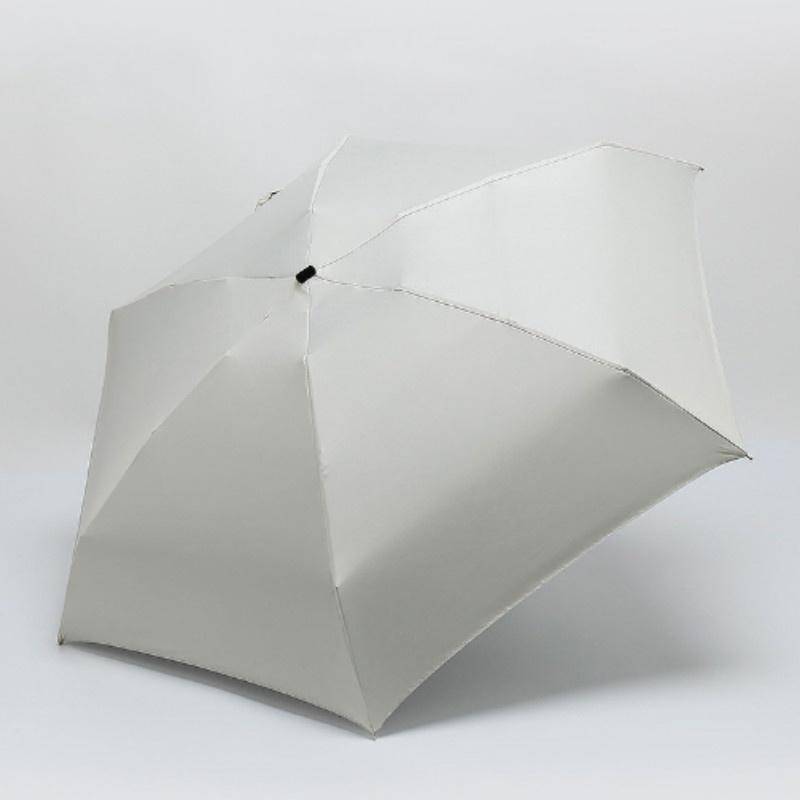 Mini-Taschenschirm, transparent, für Herren, winddicht, faltbar, für Damen, kompakter Regenschirm one pcs grau von Joom DACH