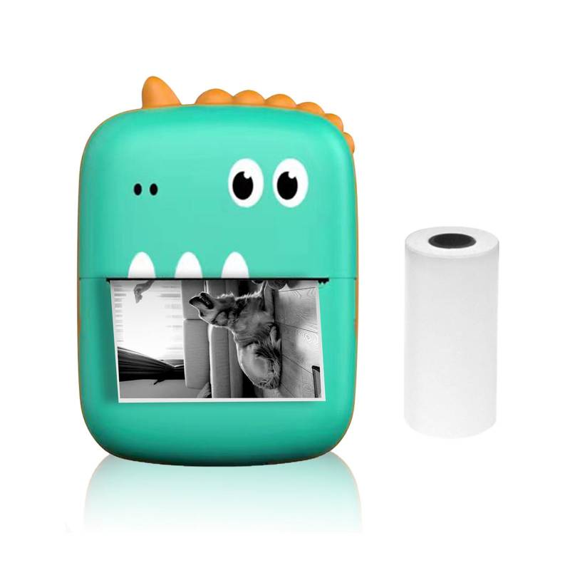 Mini-Thermodrucker, multifunktional, tragbar, Aufkleber-Hersteller, sofortiges Foto, tintenloses Drucken, unterstützt BT von Joom DACH