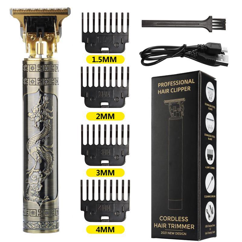 Mit Box Akku-Haarschneidemaschine Professioneller Haarschneider für Männer Clipper Rasierer Bartfeuerzeug 1 von Joom DACH