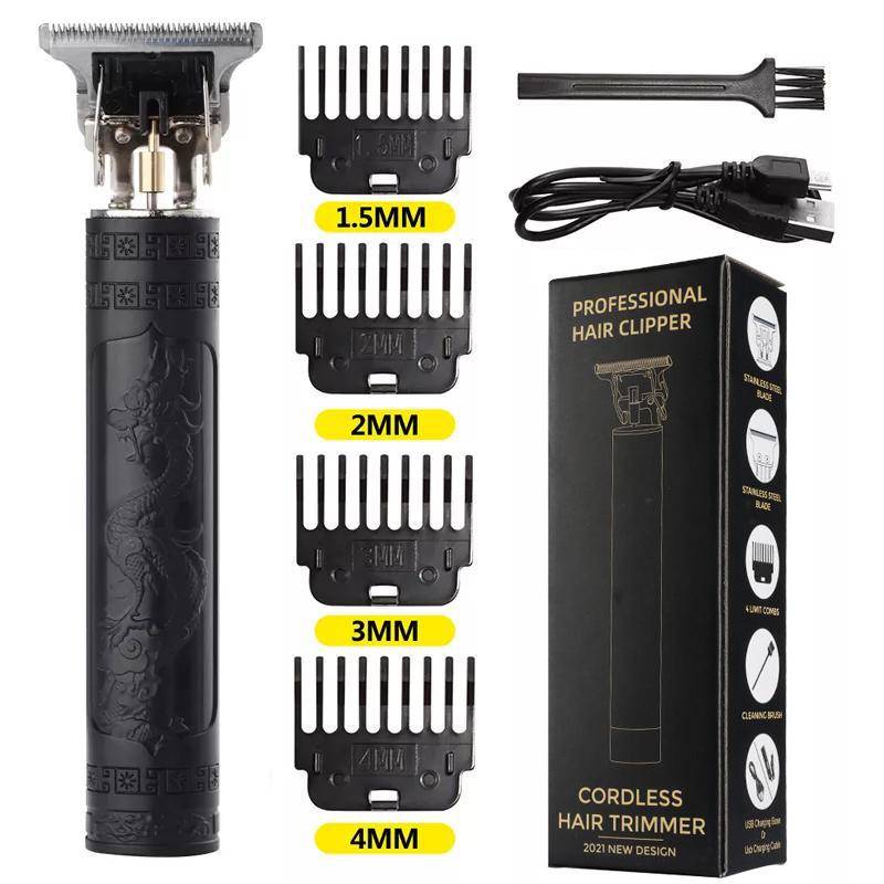 Mit Box Akku-Haarschneidemaschine Professioneller Haarschneider für Männer Clipper Rasierer Bartfeuerzeug 3 von Joom DACH