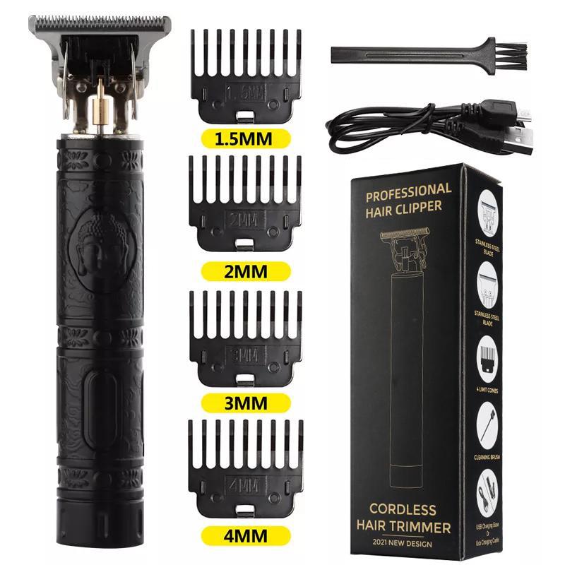 Mit Box Akku-Haarschneidemaschine Professioneller Haarschneider für Männer Clipper Rasierer Bartfeuerzeug 4 von Joom DACH