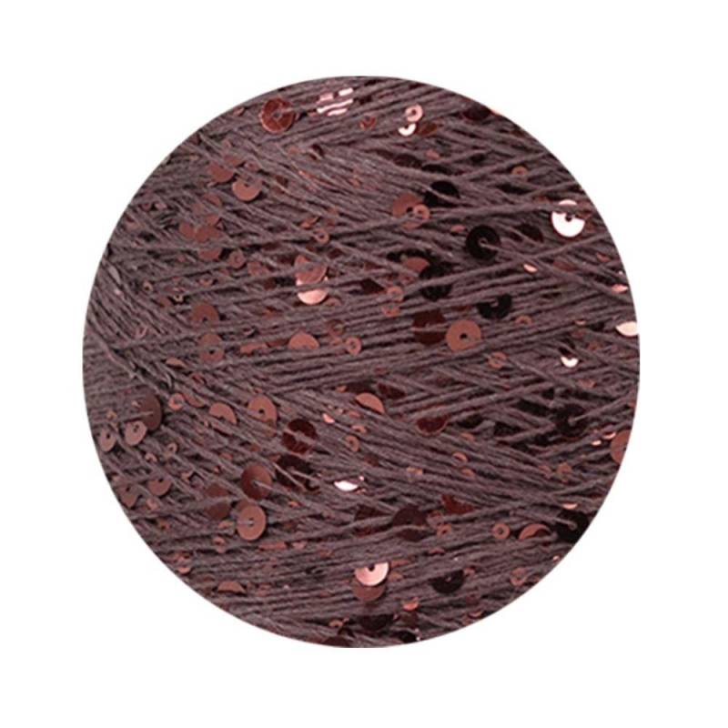 Mit Pailletten DIY Handwerk Nähen Stricken Wolle Faden Pailletten Garn Strickgarn Bekleidungszubehör braun von Joom DACH
