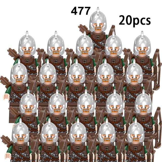 Mittelalterliche Militär-Sets, Figuren, Bausteine, Helme, Soldatenteile, Ritterwaffen, römisches Schwert, Zubehör, Spielzeug für Kinder von Joom DACH