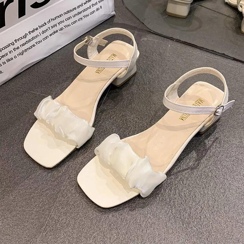 Mittelhoher Absatz Allround-Feenstil Dicker Absatz Pfirsichherz mit Mode Damen Coole Schuhe 40 beige von Joom DACH