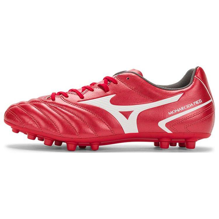 Mizuno Monarcida Neo 2 Select Runde Zehenbequem Ag (Gummistollen) Rutschfeste Strapazierfähige Fußballschuhe Herren Fußballschuhe Rot Weiß P1GA222660 42.5 von Joom DACH