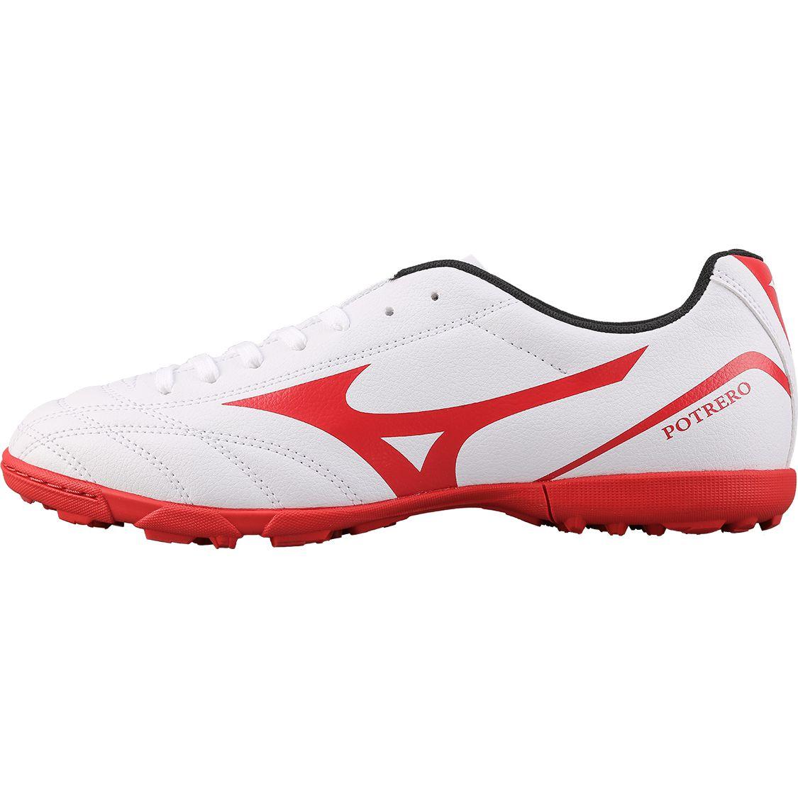 Mizuno Potrero TF Fußballschuhe Herren Sneaker Weiß Rot P1GD189262 44 von Joom DACH