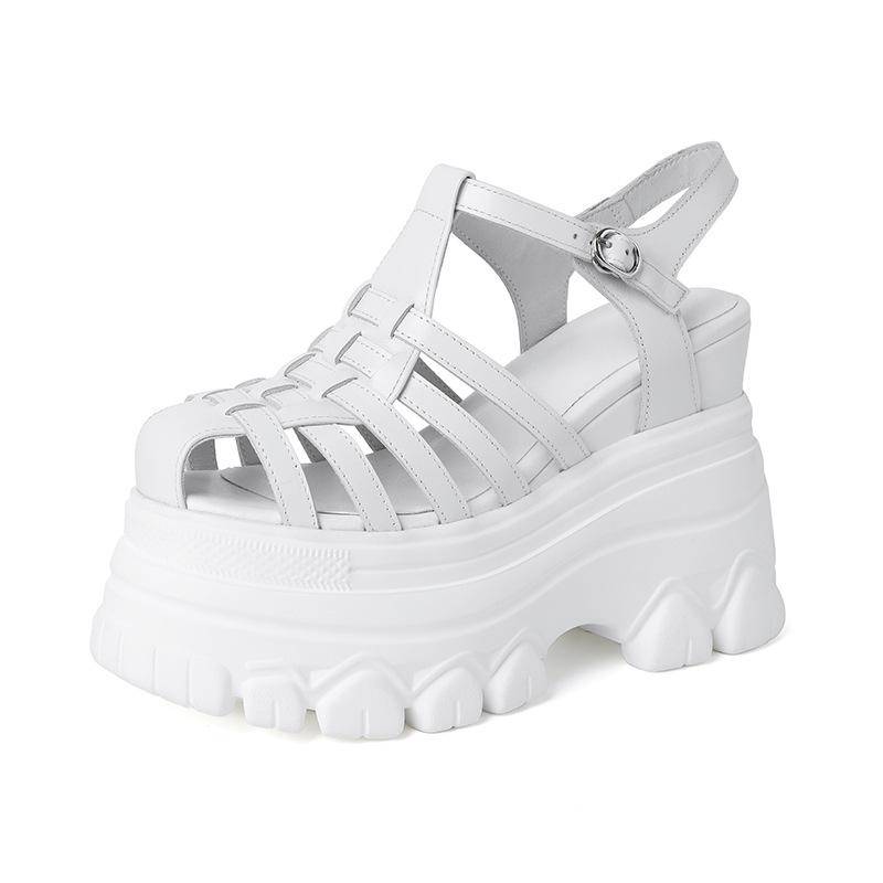 Mode 12CM Mode Damen Plateau Schnallenriemen Straße Sommer Schuhe Strand Keile Frauen Gladiatorsandalen Klobig Sandalias De Mujer 39 weiß Mode 12CM Mode Damen Plateau Schnallenriemen Straße Sommer Schuhe Strand Keile Frauen Gladiatorsandalen Klobig Sandalias De Mujer 39 weiß von Joom DACH