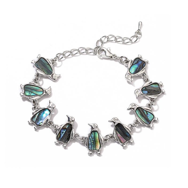 Mode-Accessoires Tier Wal Pinguin Schmetterling Muschel Abalone Armband Fußkettchen Dual-Zweck von Joom DACH