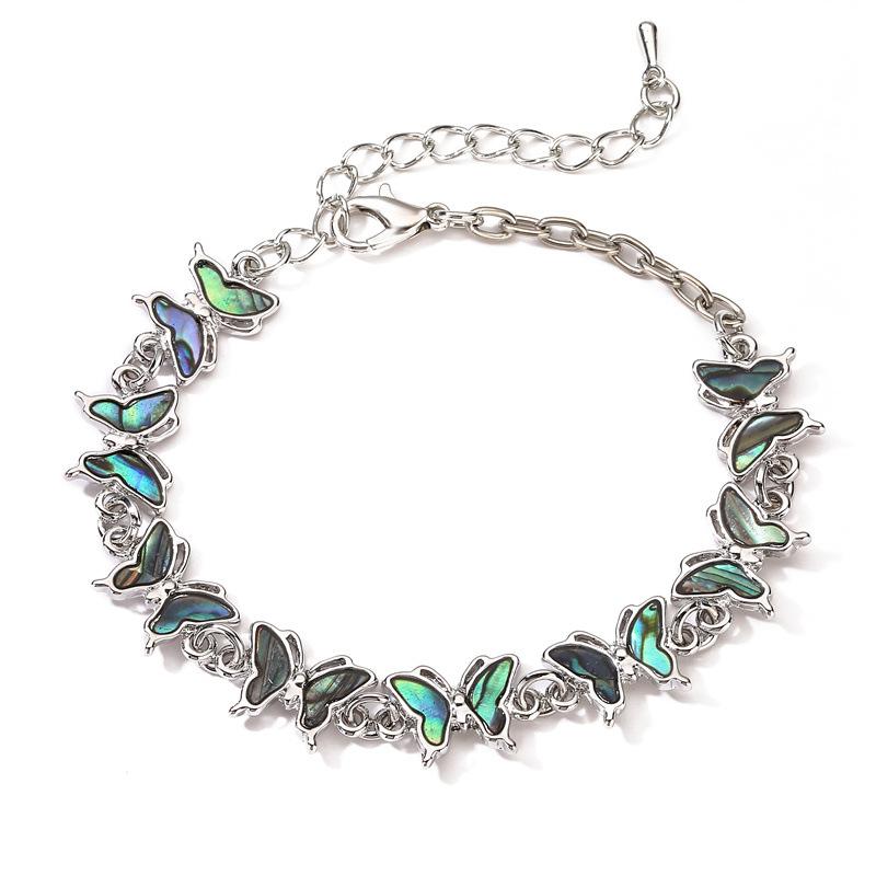 Mode-Accessoires Tier Wal Pinguin Schmetterling Muschel Abalone Armband Fußkettchen Dual-Zweck von Joom DACH