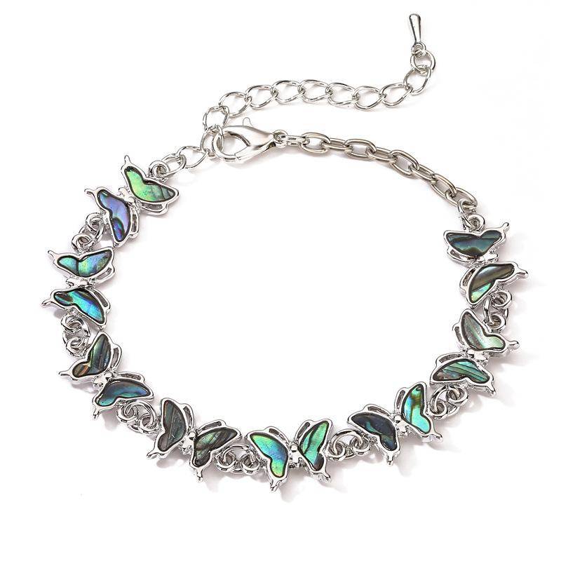 Mode-Accessoires Tier Wal Pinguin Schmetterling Muschel Abalone Armband Fußkettchen Dual-Zweck von Joom DACH