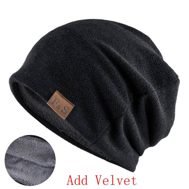 Mode Beanie Hut für Männer und Frauen Herbst Winter einfarbig Skullies Beanies Frühling lässig Turban Hüte hinzufügen Samt 57-60cm von Joom DACH