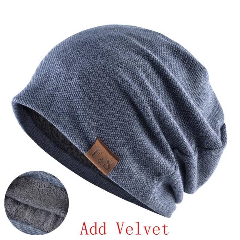 Mode Beanie Hut für Männer und Frauen Herbst Winter einfarbig Skullies Beanies Frühling lässig Turban Hüte hinzufügen Samt 57-60cm von Joom DACH
