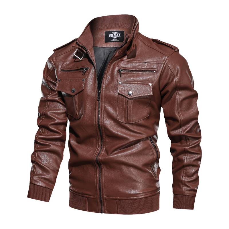 Mode Bomberjacken Männer Plus Größe Leder Motorrad Mäntel Reißverschluss Ledermäntel Mann Biker Jacken XXXL braun Mode Bomberjacken Männer Plus Größe Leder Motorrad Mäntel Reißverschluss Ledermäntel Mann Biker Jacken XXXL braun von Joom DACH