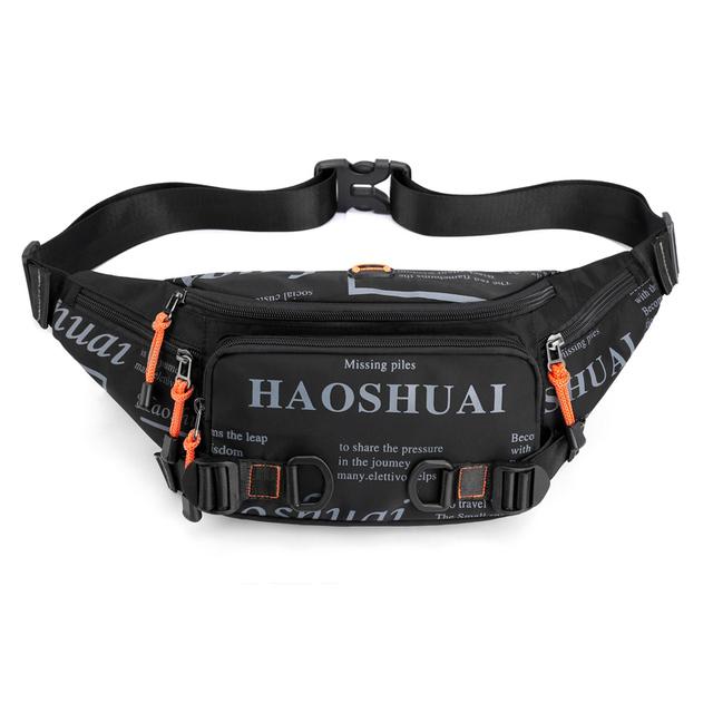 Mode Brief Taille Taschen Für Männer Casual Nylon Taille Packs Unisex Gürtel Tasche Fanny Pack Reise Lagerung Brust Taschen Bein tasche von Joom DACH
