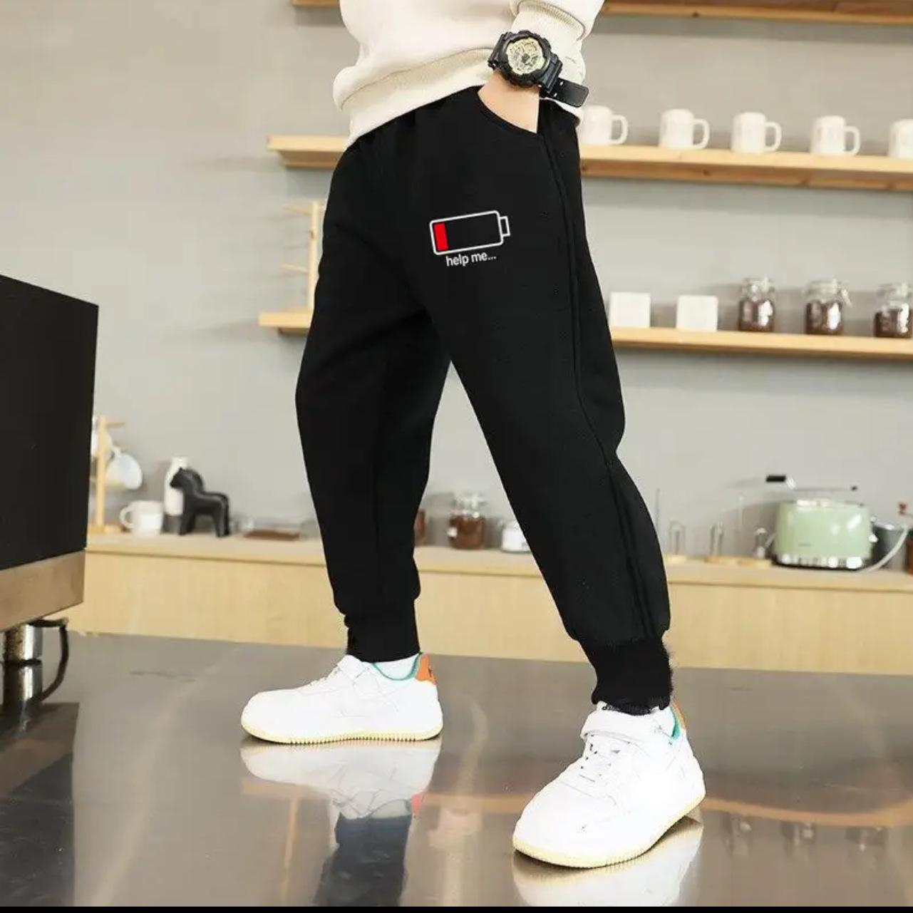 Mode Buchstabenaufdruck Dünne Sweatpants Jungen Lässige Jogginghosen Kinder Baumwolle Locker Weiche Hosen 160 von Joom DACH
