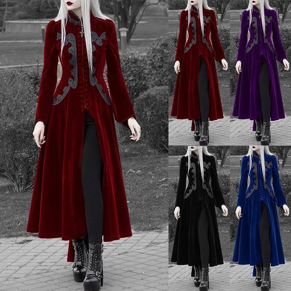 Mode Damen Langarm Mittelalterlicher Cape Mantel Gothic Steampunk Viktorianischer Trenchcoat Reißverschluss Samtjacke XXXXXL schwarz Mode Damen Langarm Mittelalterlicher Cape Mantel Gothic Steampunk Viktorianischer Trenchcoat Reißverschluss Samtjacke XXXXXL schwarz von Joom DACH