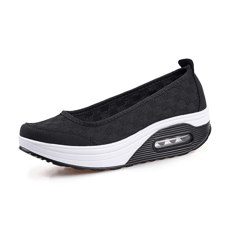 Mode Damen Shake atmungsaktive Mesh-Schuhe Slip-on Casual Platform Air Cushion Schuhe 41 schwarz Mode Damen Shake atmungsaktive Mesh-Schuhe Slip-on Casual Platform Air Cushion Schuhe 41 schwarz von Joom DACH
