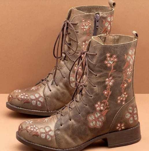Mode Frau Stiefeletten Stickerei Große Größe 43 Blume Stiefel 2024 Frauen Herbst Winter Lace Up PU Leder Weibliche Schuhe damen Schuhe 40 khaki Mode Frau Stiefeletten Stickerei Große Größe 43 Blume Stiefel 2024 Frauen Herbst Winter Lace Up PU Leder Weibliche Schuhe damen Schuhe 40 khaki von Joom DACH