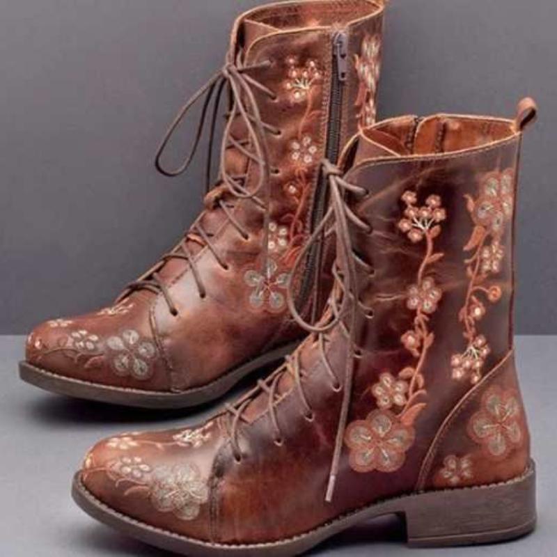 Mode Frau Stiefeletten Stickerei Große Größe 43 Blume Stiefel 2024 Frauen Herbst Winter Lace Up PU Leder Weibliche Schuhe damen Schuhe 42 dunkelbraune Mode Frau Stiefeletten Stickerei Große Größe 43 Blume Stiefel 2024 Frauen Herbst Winter Lace Up PU Leder Weibliche Schuhe damen Schuhe 42 dunkelbraune von Joom DACH