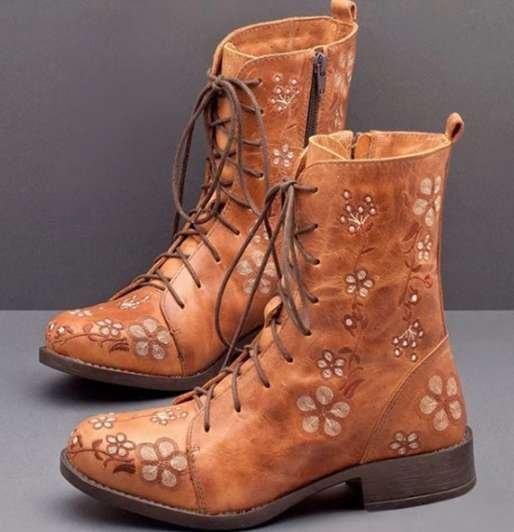 Mode Frau Stiefeletten Stickerei Große Größe 43 Blume Stiefel 2024 Frauen Herbst Winter Lace Up PU Leder Weibliche Schuhe damen Schuhe 43 Mode Frau Stiefeletten Stickerei Große Größe 43 Blume Stiefel 2024 Frauen Herbst Winter Lace Up PU Leder Weibliche Schuhe damen Schuhe 43 von Joom DACH