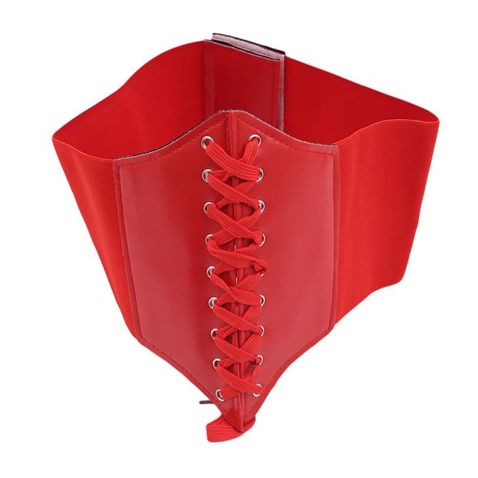 Mode Frauen Body Shaper Schnalle Breiten Bund Taille Gürtel Unterbrust Korsett Gürtel Zubehör rot von Joom DACH