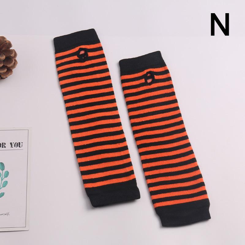 Mode Frauen Dame Gestreiften Ellenbogen Handschuhe Wärmer Gestrickte Lange Finger Handschuhe Ellenbogen Fäustlinge Weihnachten Zubehör Geschenk von Joom DACH