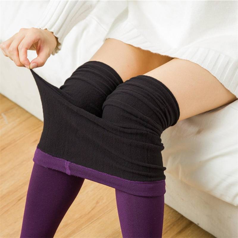 Mode Frauen Einfarbig Warme Winter Hosen Halten Warme Leggings XXXL violett Mode Frauen Einfarbig Warme Winter Hosen Halten Warme Leggings XXXL violett von Joom DACH