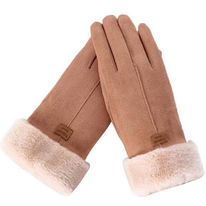 Mode Frauen Handschuhe Herbst Winter Niedlichen Pelzigen Warme Handschuhe Volle Finger Handschuhe Frauen Outdoor Sport Weibliche Handschuhe Bildschirm khaki Mode Frauen Handschuhe Herbst Winter Niedlichen Pelzigen Warme Handschuhe Volle Finger Handschuhe Frauen Outdoor Sport Weibliche Handschuhe Bildschirm khaki von Joom DACH