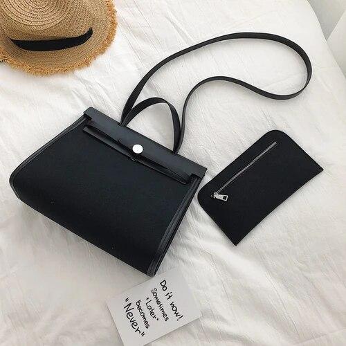 Mode Frauen Kleine Leinwand Messenger Taschen Hohe Qualität Weibliche Handtaschen Schulter Taschen Luxus Designer Damen Tote Umhängetasche 30X11X25CM schwarz Mode Frauen Kleine Leinwand Messenger Taschen Hohe Qualität Weibliche Handtaschen Schulter Taschen Luxus Designer Damen Tote Umhängetasche 30X11X25CM schwarz von Joom DACH