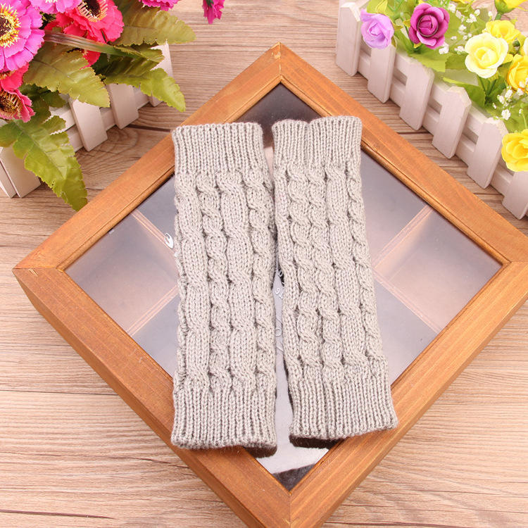 Mode Frauen Mädchen Winter Handgelenk Warme Gestrickte Fingerlose Weiche Handschuhe Weihnachten Geschenk von Joom DACH
