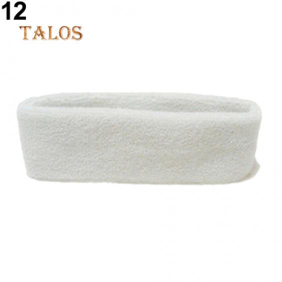 Mode Frauen Männer Sport Schweiß Schweißband Stirnband Yoga Gym Stretch Kopf Haarband Haare Schmuckstück weiß von Joom DACH