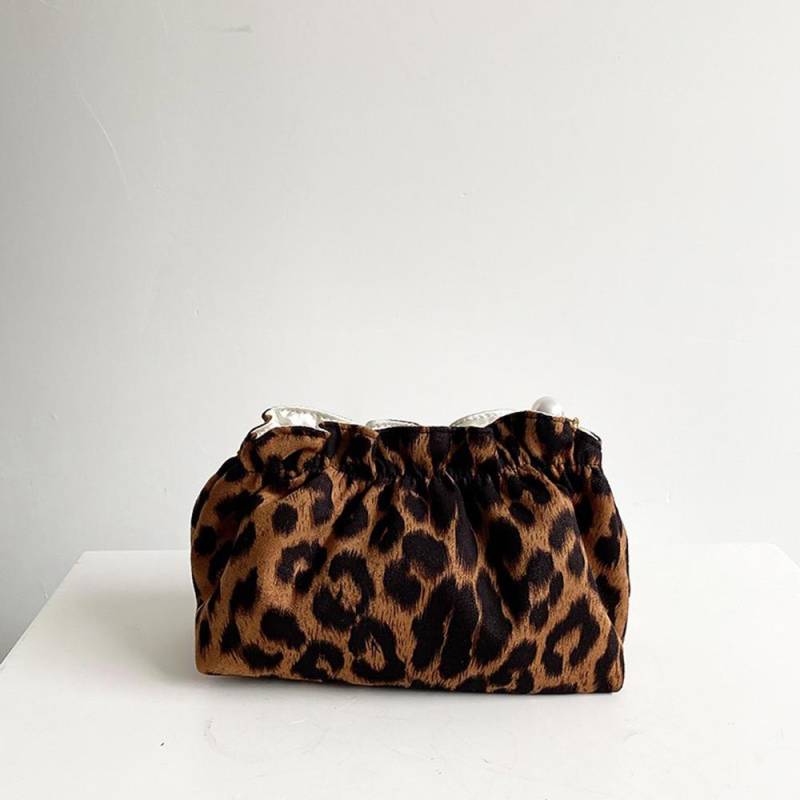 Mode Frauen Perle Reißverschluss Make-up Tasche große Kapazität Kulturbeutel Reise Organizer Beutel Damen Leopard gedruckt Make-up Taschen Geschenk leopard print von Joom DACH