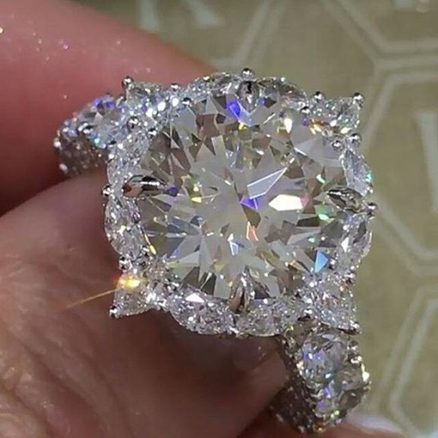 Mode Frauen Ring Elegante Kristall Strass Ringe Für Frauen Cz Verlobungsring Braut Hochzeit Schmuck Zubehör Geschenke 8 von Joom DACH